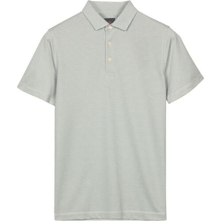 Baileys Polo Yarn Dyed Small Stripe Soft Green / male