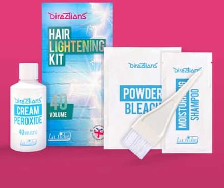 Haar bleekmiddel kit 40 Vol. Bleach kit - Directions