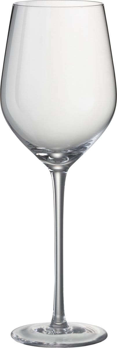 J-Line glas rode wijn Tia - glas - transparant - 6 stuks