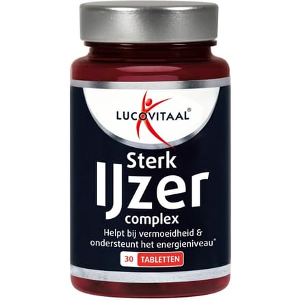 Lucovitaal - Sterk IJzer Complex - 30 capsules - Voedingssupplement