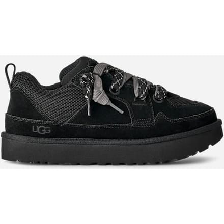 UGG® Lo Lowmel for Men in Black, Size 6, Suede/Recycled Materials/Textile