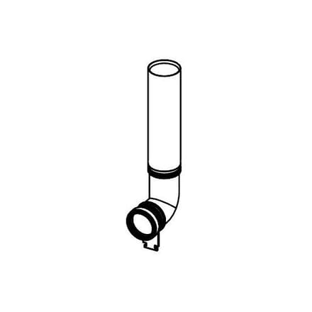 TECE replacement flush pipe with O-ring 9820011
