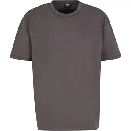 Urban Classics - Rib Cuff Heren Tshirt - XL - Grijs