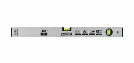Awtools AW29914 - Aluminium Waterpas - 100cm - 2 Libellen - Lichtgewicht Constructie