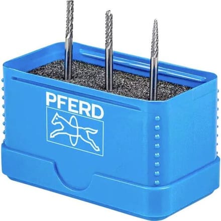 PFERD TOOLS 21901504 Freesstiftset Hardmetaal Schachtdiameter 3 mm