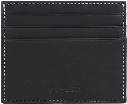Esquire Oslo creditcard etui RFID leer 10 cm - 6 Sleuven - schwarz