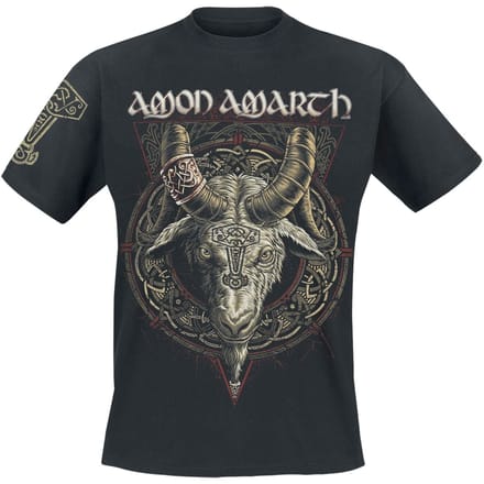 Amon Amarth T-shirt - Heidrun - S tot M - voor Mannen - zwart