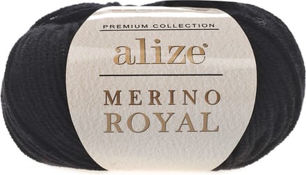 Alize Merino Royal Black 60 Pakket 5 x 50 Gram