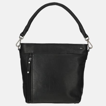 Berba | Lucca | Schoudertas | Dames | leer | Zwart