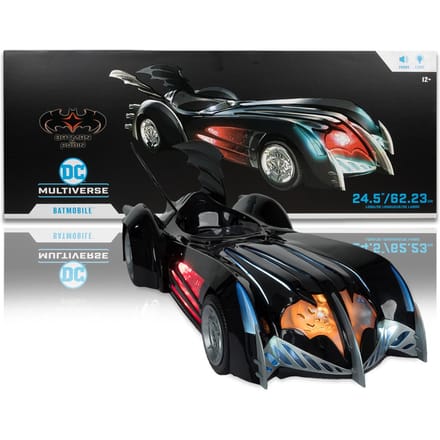 DC MULTIVERSE VEHICLES - BATMOBILE WITH L&S (BATMAN AND ROBIN)