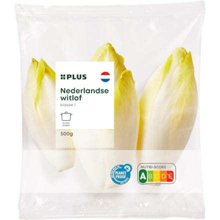 Witlof verpakt