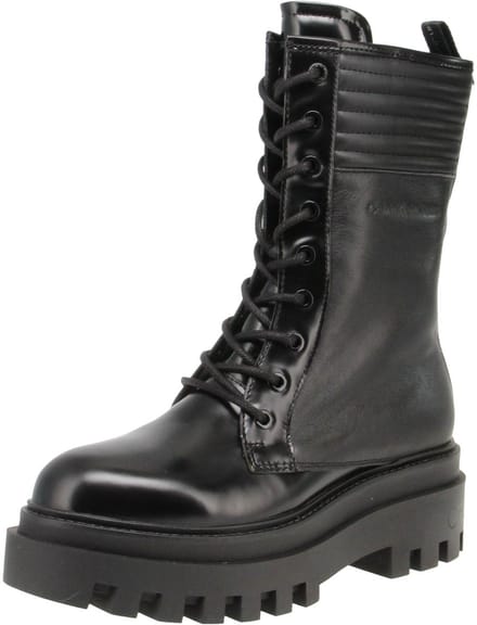 Calvin Klein Knee Boot dames veterboot - Zwart - Maat 40