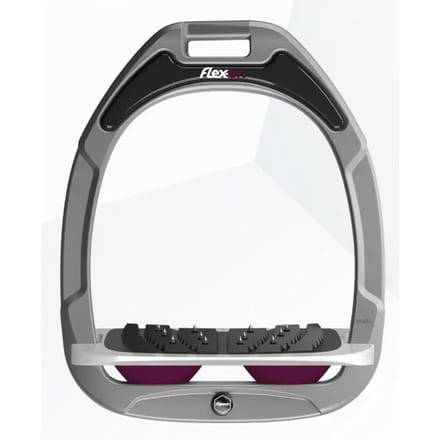 Endurance Sporen Wit/Grijs/Paars Flex-On Green Composite
