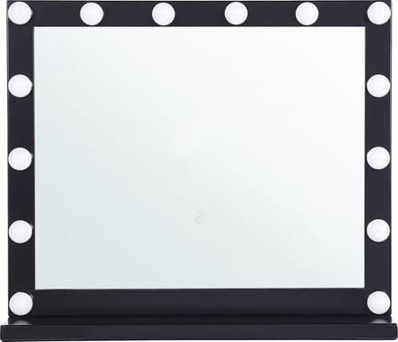 BEAUVOIR - Make-up spiegel LED - Zwart - IJzer