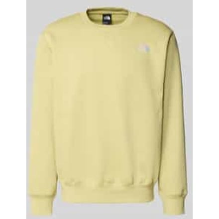 relaxed fit sweatshirt met labelstitching model 'ESSENTIAL'
