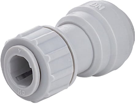 Koppeling voor slang - aansluiting 3/8" buis x 5/16" voeding, slangadapter, slangaansluiting, recht