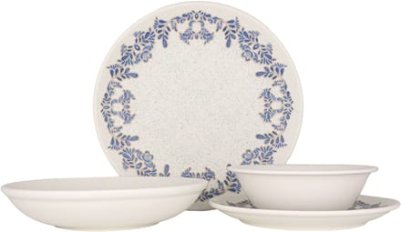 Rinart Serviesset (Medium) - Valeria - 24 delig - 6 persoons - Porselein