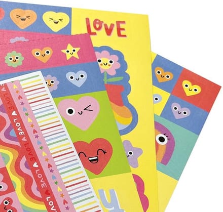 Ooly Stickiville Stickers Boek Gelukkige Harten