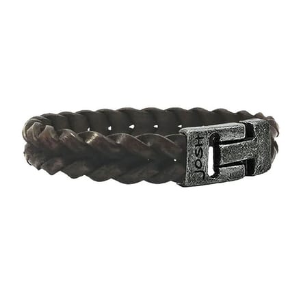 JOSH Heren Leren Armband Cognac | 24728-BRA