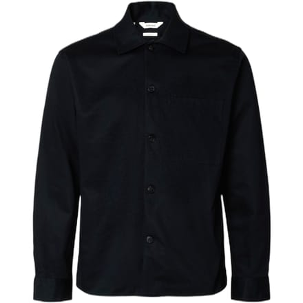 Overhemd Selected Homme tate heavy twill overshirt - zwart