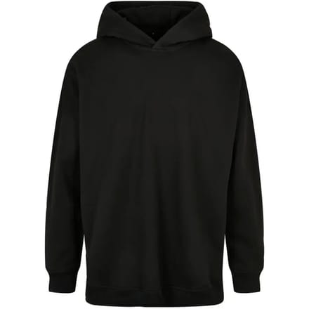 Build Your Brand - Oversized Cut On Hoodie - Black maat M