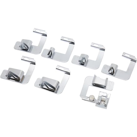 Rolzoomvoet Multifunctionele Rolzoom Naaimachine Persvoet Set voor Zoomvoet white