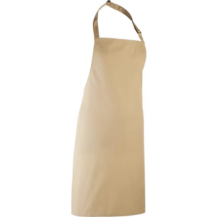 Premier Colours Bib Apron PR150 - Khaki Beige - One size