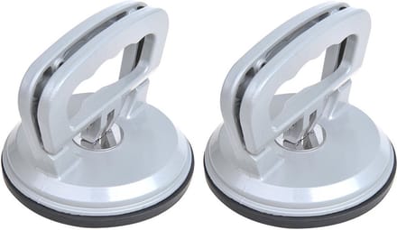 Vacuumheffer - Set van 2x stuks - zuignap tot 50 kg - glasheffer - glasdrager