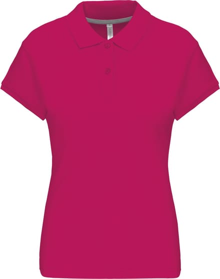 Kariban Damespolo korte mouwen K242 - Fuchsia - L