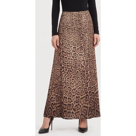 GUESS Alanis Midi Skirt Charming Leopard Deg Taglia: 42 | Minigonne Outlet | Donna