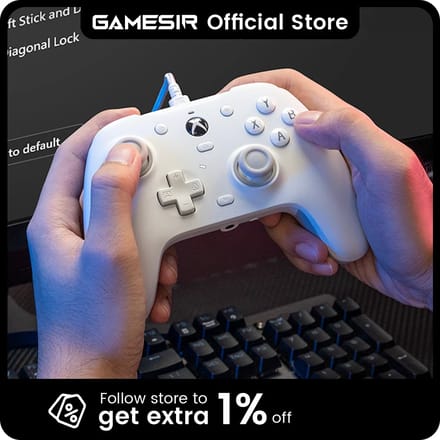 GameSir G7 HE Xbox Gaming Controller Bedrade Gamepad voor Xbox Series X, Xbox Series S, Xbox One, Steam en PC met Hall Effect