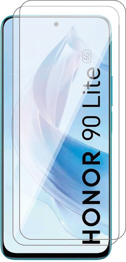 Screenprotector geschikt voor Honor 90 Lite - 2x Glas Screen Protector