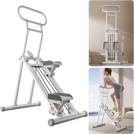 Verticale klimmer - Full body trainer - Full body training - Compact opvouwbaar - Max 136 kg - Zwart
