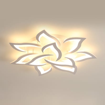 Plafondlamp - 80cm - Groot - 84W - LED - 3000K - Warm Wit Licht - Geschikt voor woonkamer, eetkamer en slaapkamer