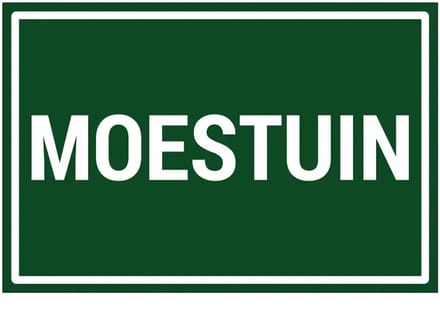 Moestuin sticker | 30 x 20 cm