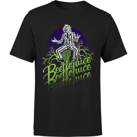 Beetlejuice Faded T-Shirt - Black - M