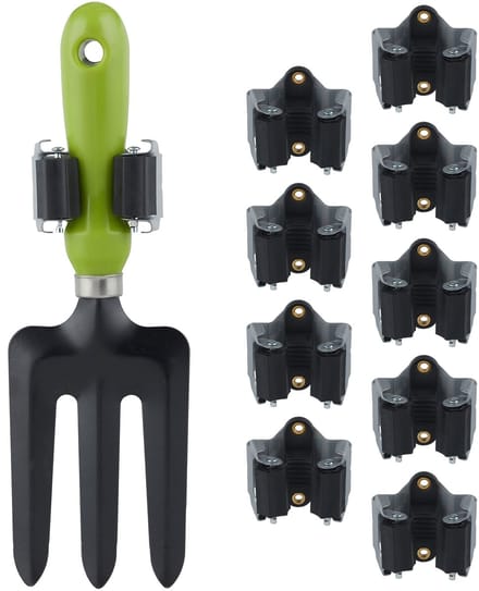 100x ophangsysteem tuingereedschap - bezem houder - gereedschapshouder - rubber