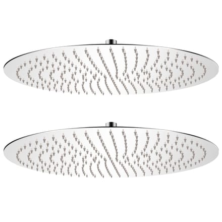 vidaXL - Regendouchekop - 2 - st - rond - 50 - cm - roestvrij - staal