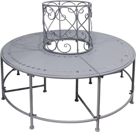 Esschert Design Belle Époque boom bank IJzer B 123 X D 123 X H 90