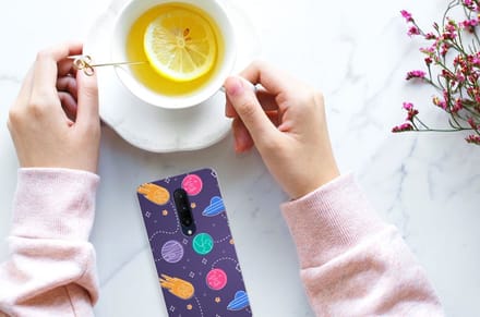 OnePlus 7 Pro Silicone Back Cover Space