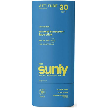 Attitude™ Sunly Zonnecrème Kinderen Gelaat Zonder Parfum SPF30 20