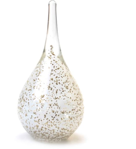 Loranto - Urnen - Mini Urn Druppel - Wit&Goud - Luxe Urn - Kleine urn