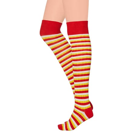 Oeteldonk (over) kniekousen - 36/41 / Rood/wit/geel