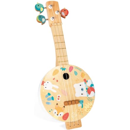 Janod - Pure - Houten banjo met pastelkleuren