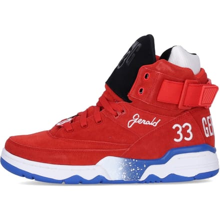 Ewing 33 Hi X Gerald basketbalschoen voor heren Nickelodeon rood