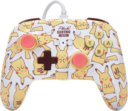 PowerA Enhanced Bekabeld Controller (Pikachu Blush) - Wired Controller - Nintendo Switch