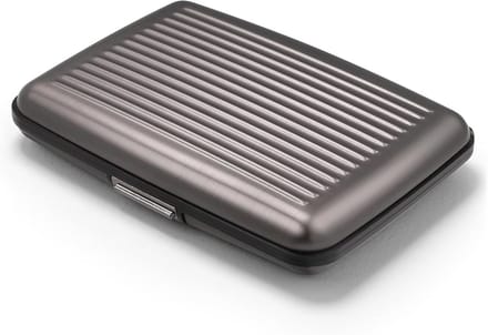 Stevige Aluminium Kaarthouder met RFID Blokkerende Bescherming en Metalen Sluiting