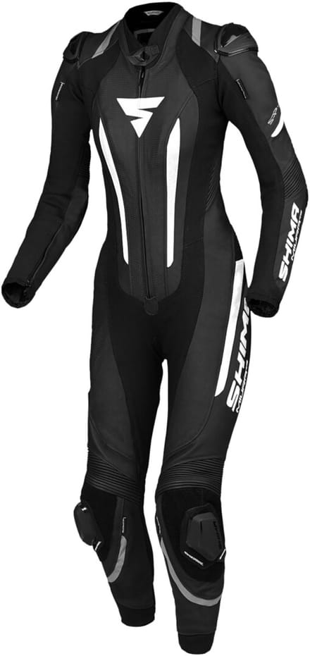 SHIMA Miura RS Dames Zwart Wit 1-Delig Motorpak - Racepak