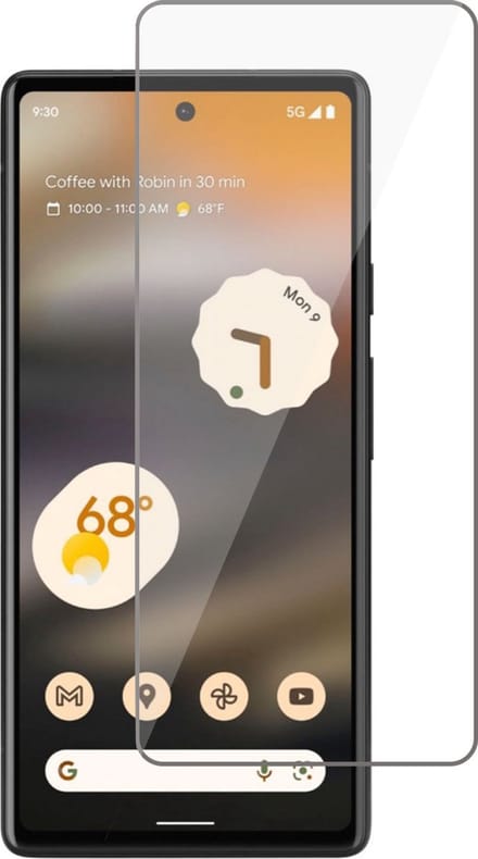 Geschikt voor Google Pixel 6a Screenprotector - Geschikt voor Google Pixel 6a Beschermglas Screen Protector 9H Glas