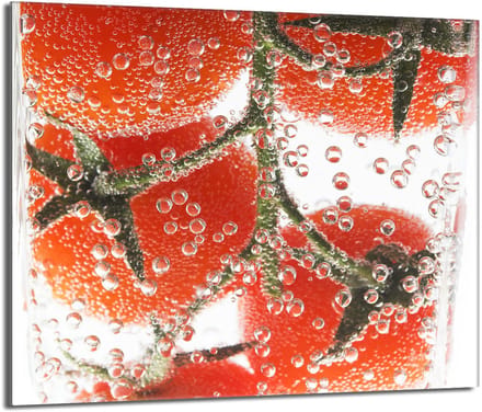 TMK ArtDeko Serie - Glazen Beschermplaat - 60x52 cm - Pomidor